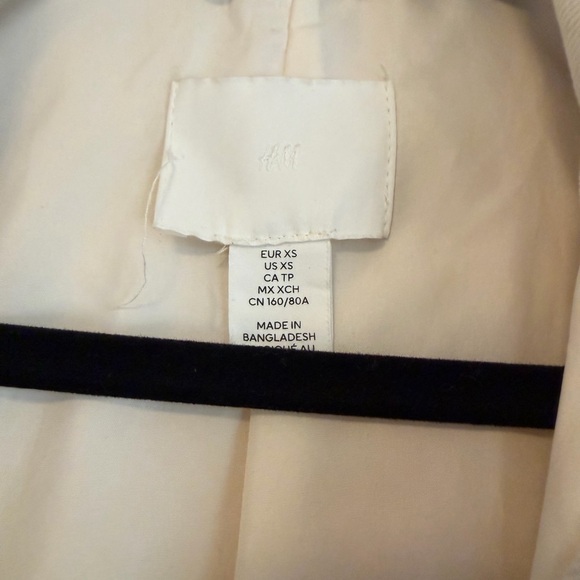 H&M Off-White Utility Jacket - Picture 3 of 4